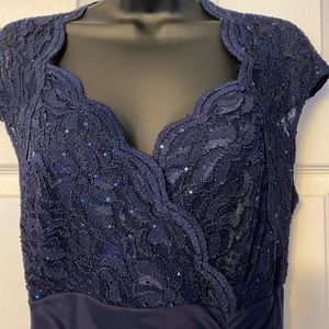 Onyx Dresses - Navy Blue Sequin Gown Onyx Dresses - Navy Blue Sequin Gown